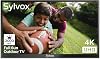 SYLVOX 43 inch Outdoor Smart TV, Waterproof 4K UHD High Brightness LED TV with Double Speaker Supports Wireless Connection & Wi-Fi, Suitable for Partial Sunlight Area(Deck Series),Grey