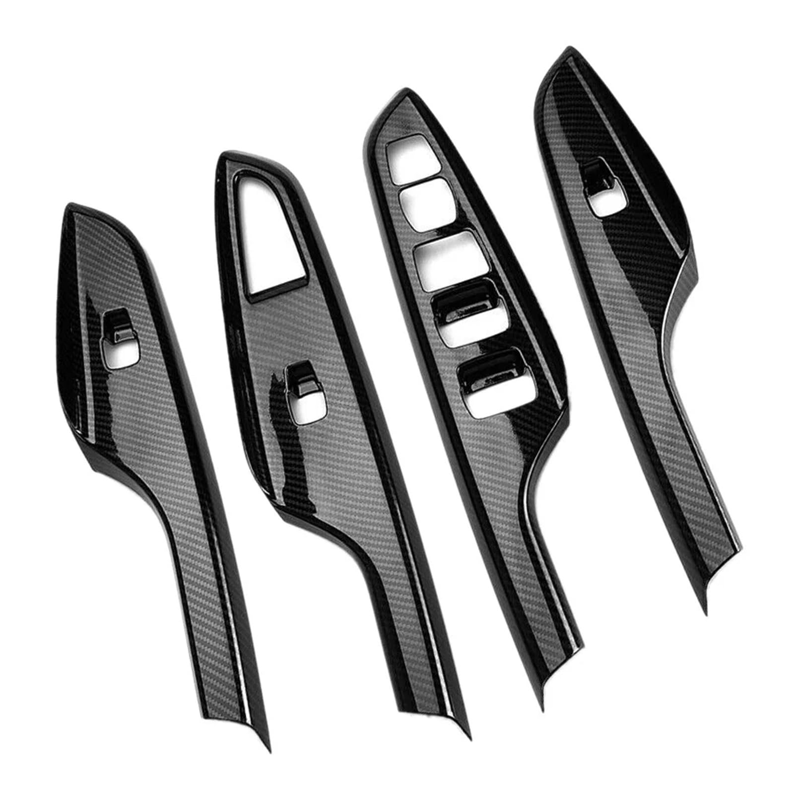 Interior Cover Trim Sticker Car Interior Window Switch Panel Frame Cover Trim Sticker for Hyundai for Kona for Encino 2018 2019