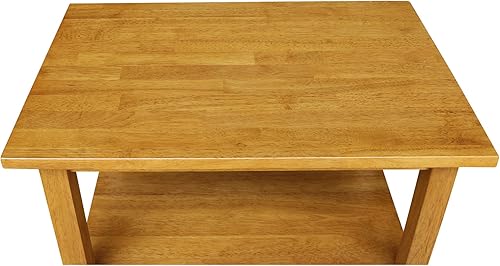 Miniatura 4 de International Concepts - Carrito mediano para microondas, color roble