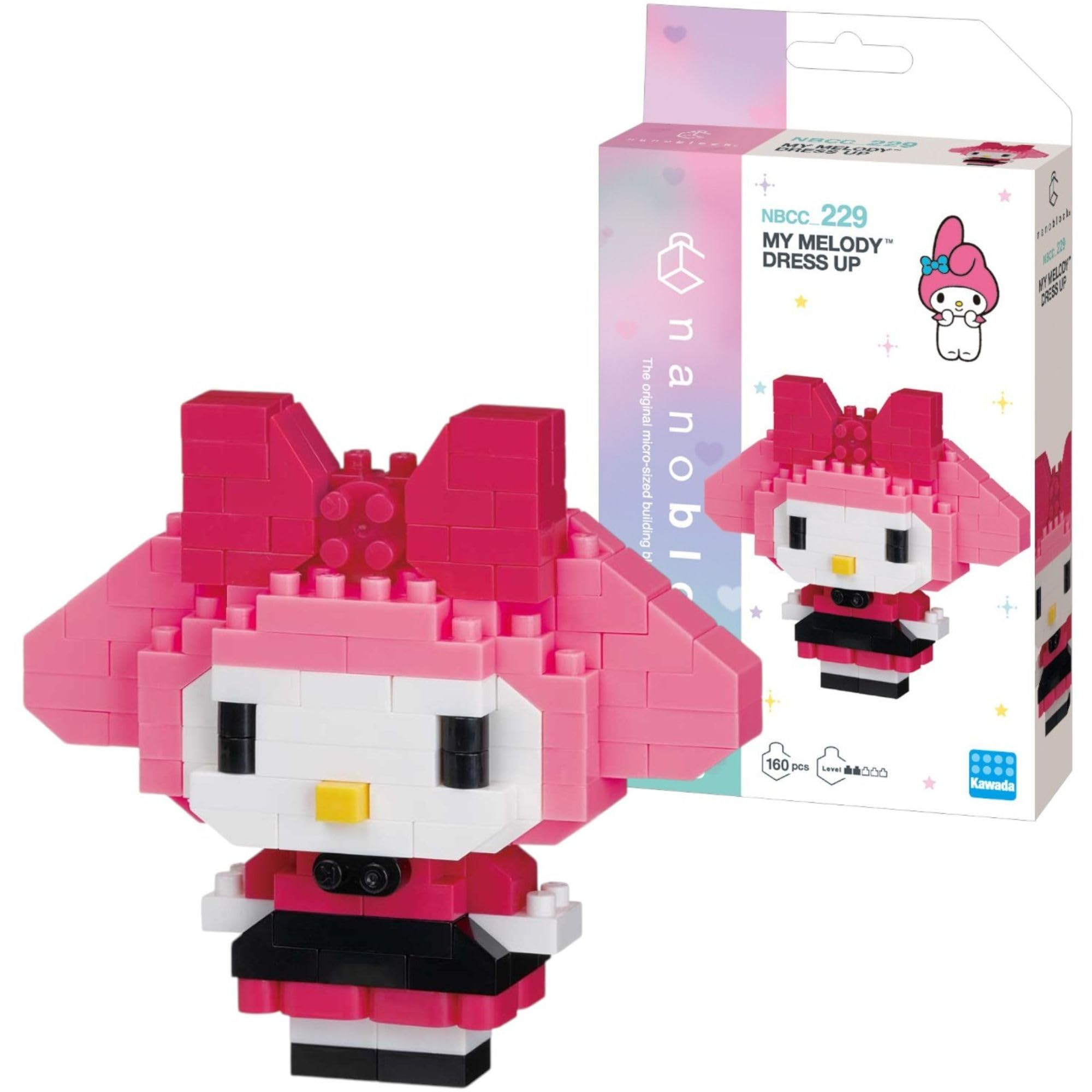 Nanoblock Sanrio My Melody Dress Up Model, Small