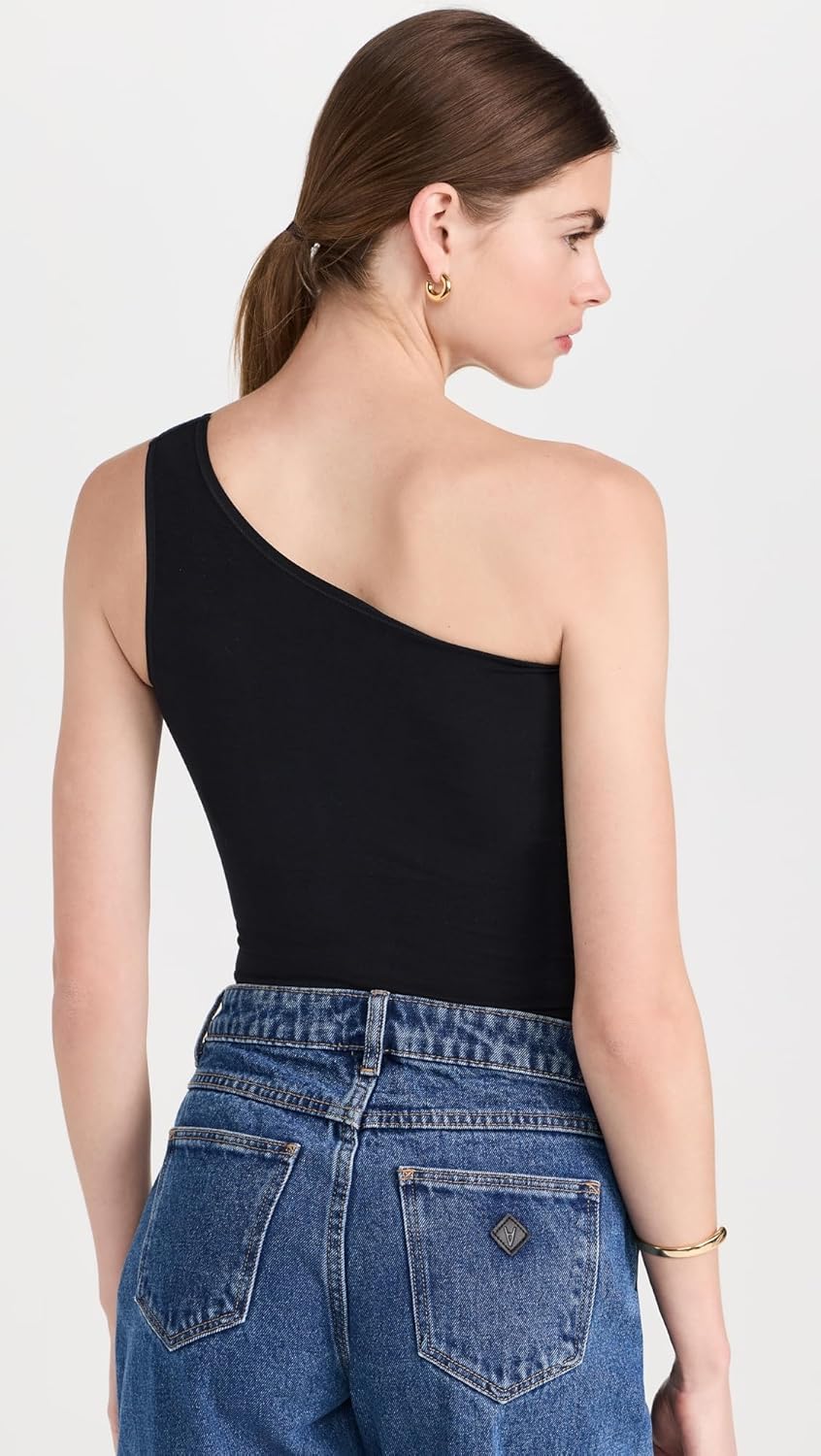 Yummie Women's One Shoulder Shaping Thong Bodysuit