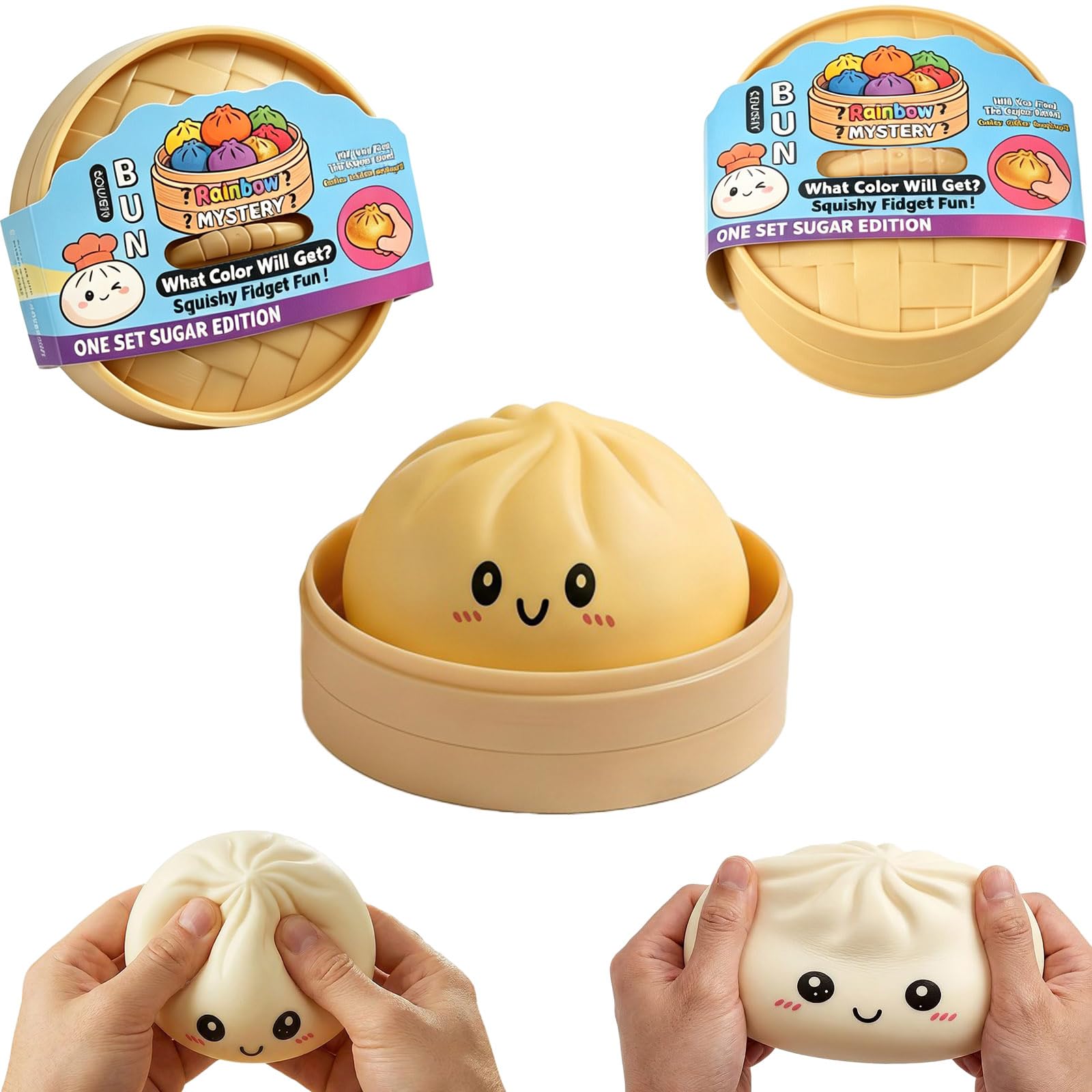 Amazon | Bornoon ミステリー餃子スクイーズボックス 肉まんスクイーズ