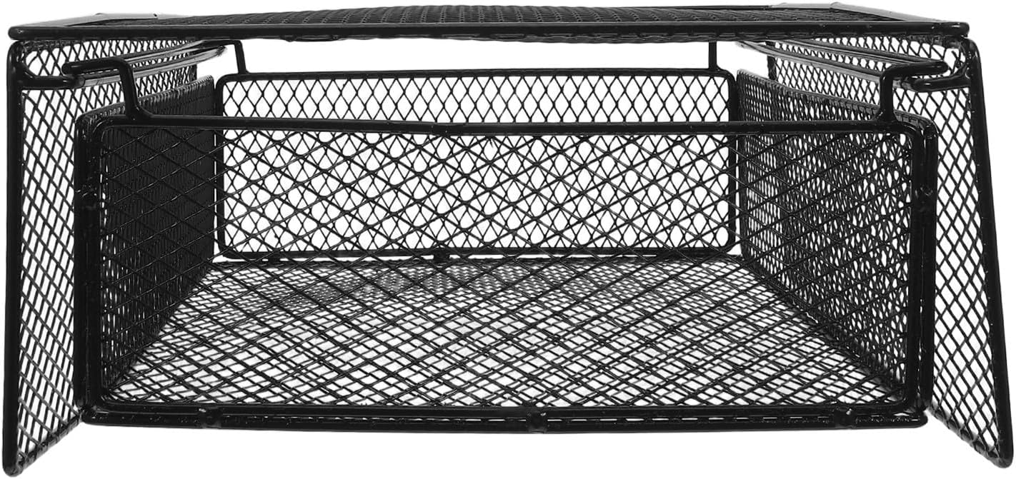 Closet Wire Rack: Stackable Closet Storage Basket - Space-Saving Clothes Drawer Organizer for Bathroom Kitchen Laundry Room Wardrobe