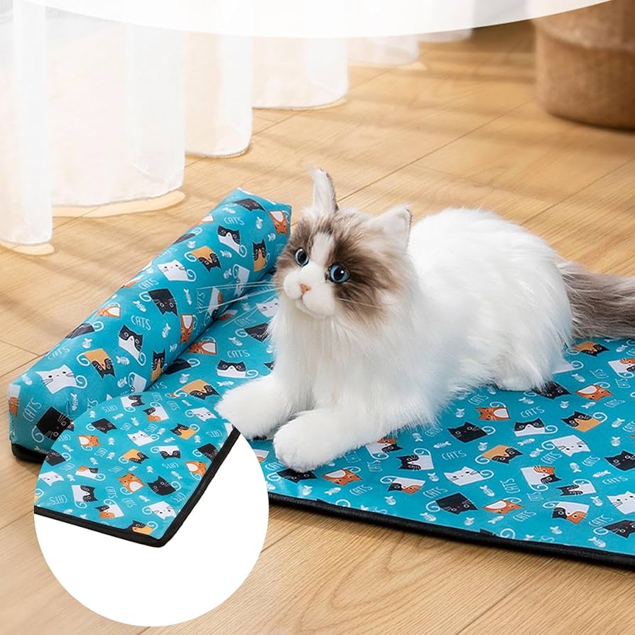 Amazon | ベッドマット 犬用 猫用 ひんやりマット 枕付き 接触冷