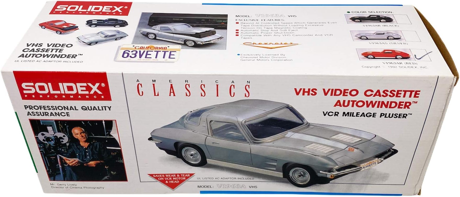 solidex Video or VHS rewinder for Your VCR