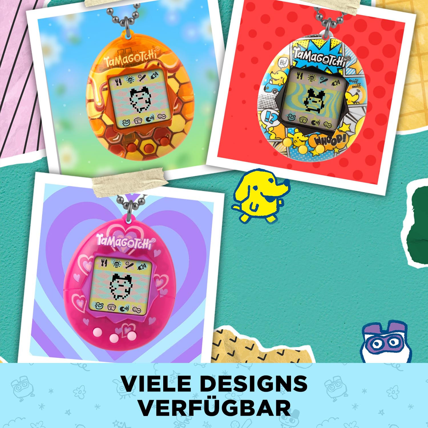Tamagotchi Original – Bandai – Comic Book – Elektronisches Virtuelles Haustier mit LCD‑Bildschirm auf Deutsch – Interaktives Spielzeug mit Minispielen – Spielzeug für Kinder ab 8 Jahren – 42976