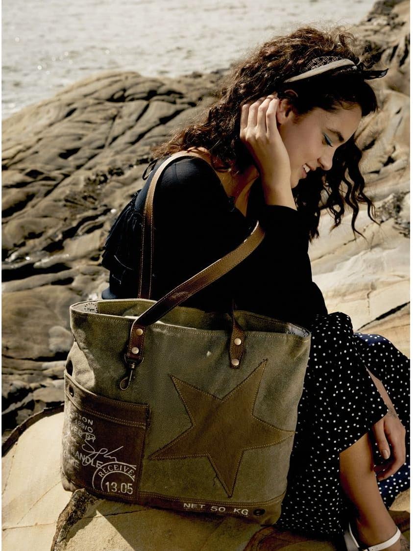 Myra Bag Stars and Smoke Tote Bag S-4777