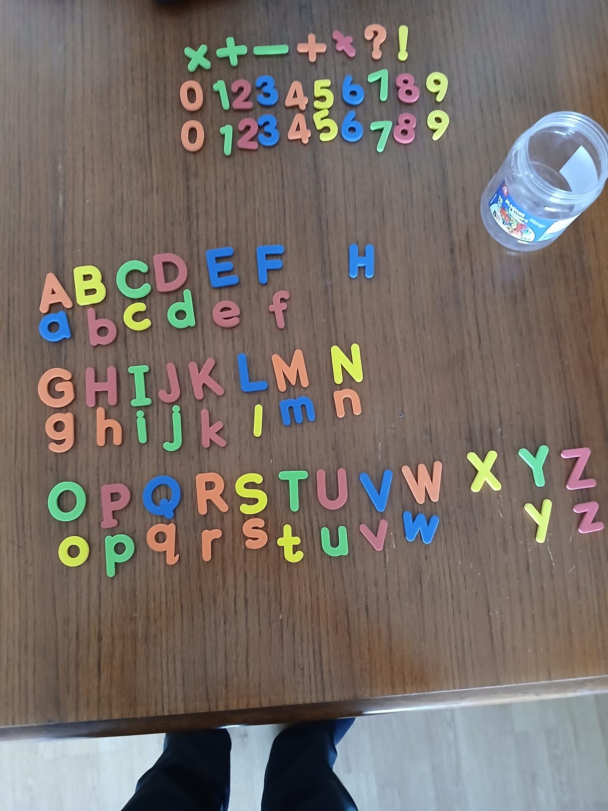 Letter Math Easy Coogam Eva Magnetic Letters Numbers 78 Pieces Alphabet ABC 123 Fridge ...