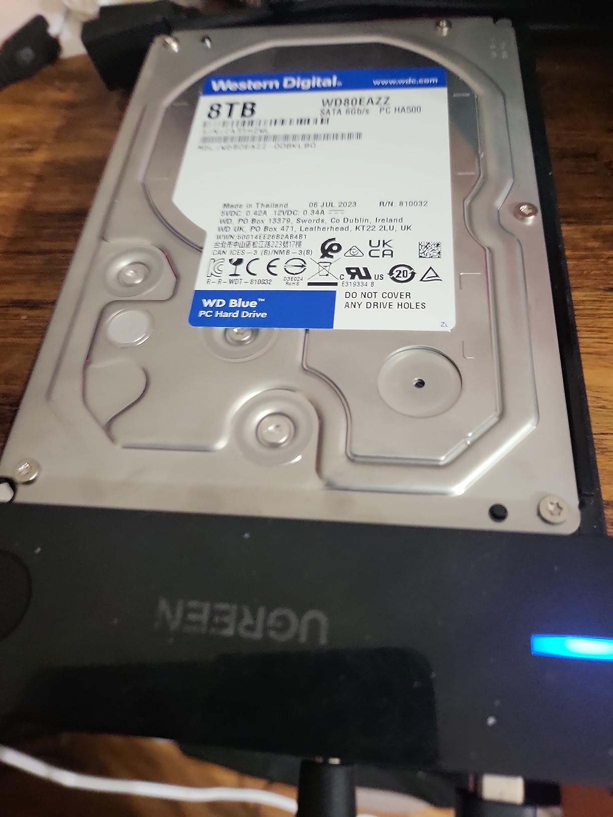 Western Digital 8TB WD Blue PC Internal Hard Drive India | Ubuy