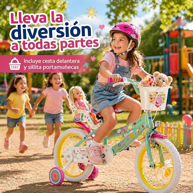 Foto 5 de 8 de Bicicleta 16" Peppa Pig 5/7 años