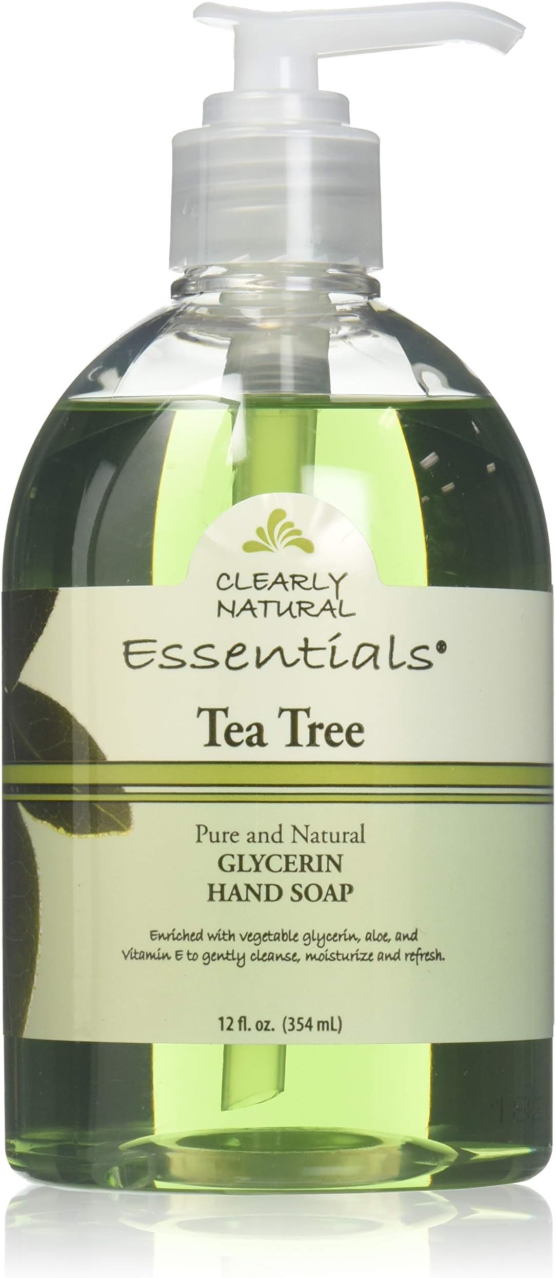 Essentials Tea Tree Liquid Glycerine Soap, 12 Ounce (Pack of 2)