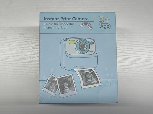 Miniatura 10 de Cámaras digitales instantáneas para niños y niñas, cámara digital selfie HD de doble lente 1080P con papel de impresión y tarjeta de 32G, regalos de