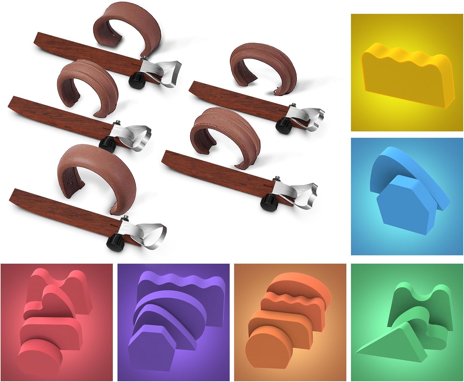 VIWOOP Pottery Handle Making Tool，Pottery Tea Cup/Water Cup