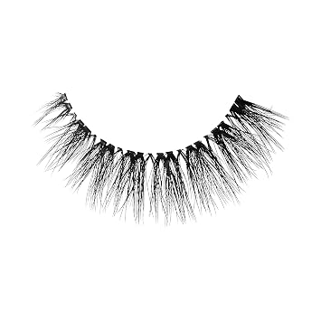 Kiss Lash Couture The Muses False Eyelashes, Noblesse, 12mm Handmade Wispy Faux Silk Lash Strips for Soft, Layered Look, Lightweight Corset Woven Design, Reusable, Water Resistant, Ultra-Thin Band
