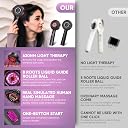 Arvox Oil Applicator Comb|Red Led Light Therapy |Boost Hair Growth| Reduce Dandruff | Relieve Stress |High Vibration Corded Electric Scalp/Head Massager | 6 ML Oil Tank | 3 Hr Run-Time| Type-C Black gallery image