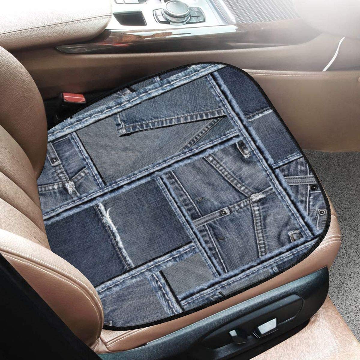 Amazon | カーシートクッション 車の座布団 車用 シートカバーセット