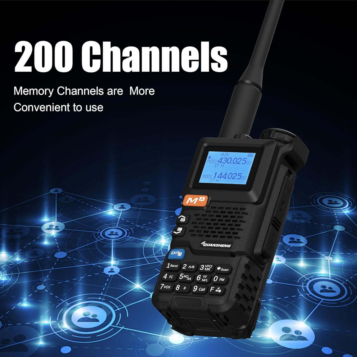 QUANSHENG UV-5R Plus Type-C Şarj Seçenekleri