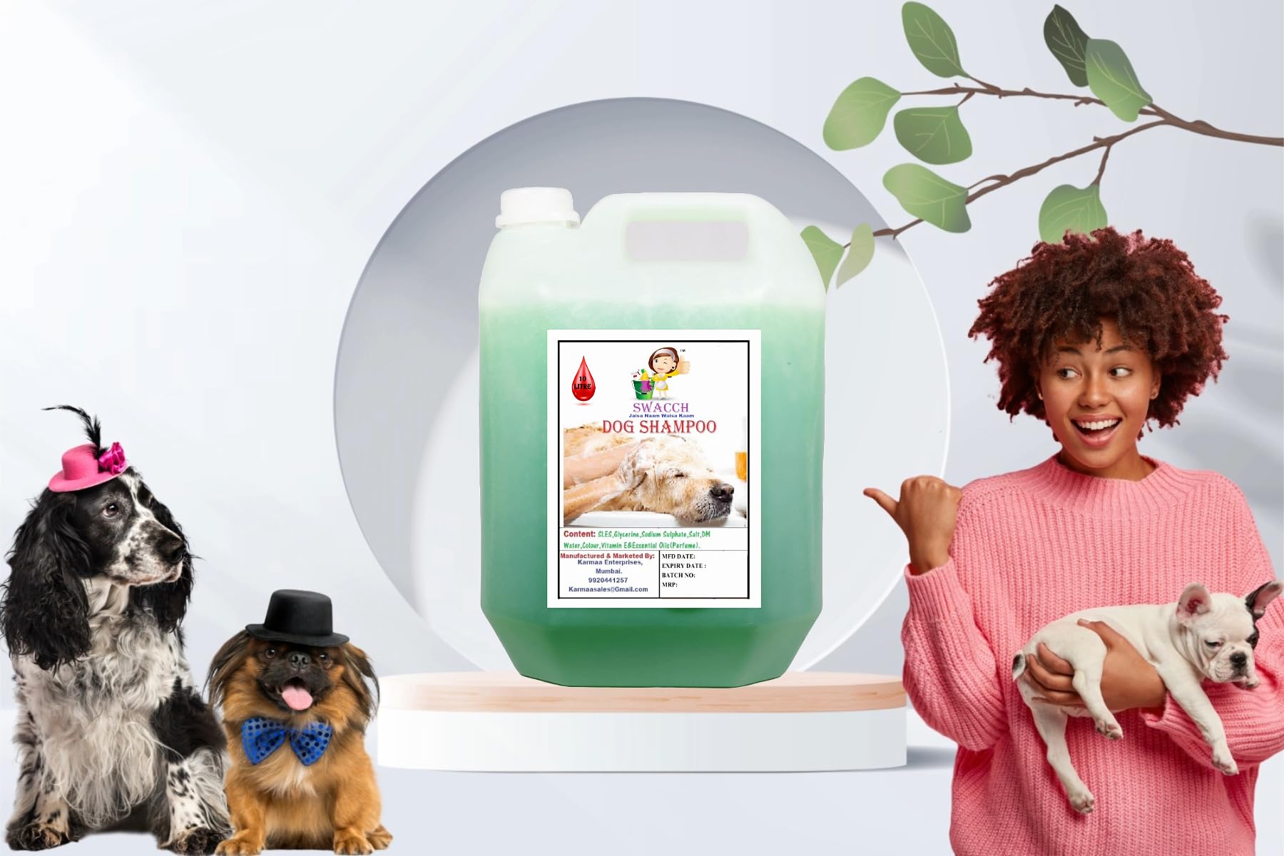 Swacch Dog Shampoo (10 Liters) Neem Alovera (B0BNJ9ZXLK) Amazon Price History, Amazon Price Tracker