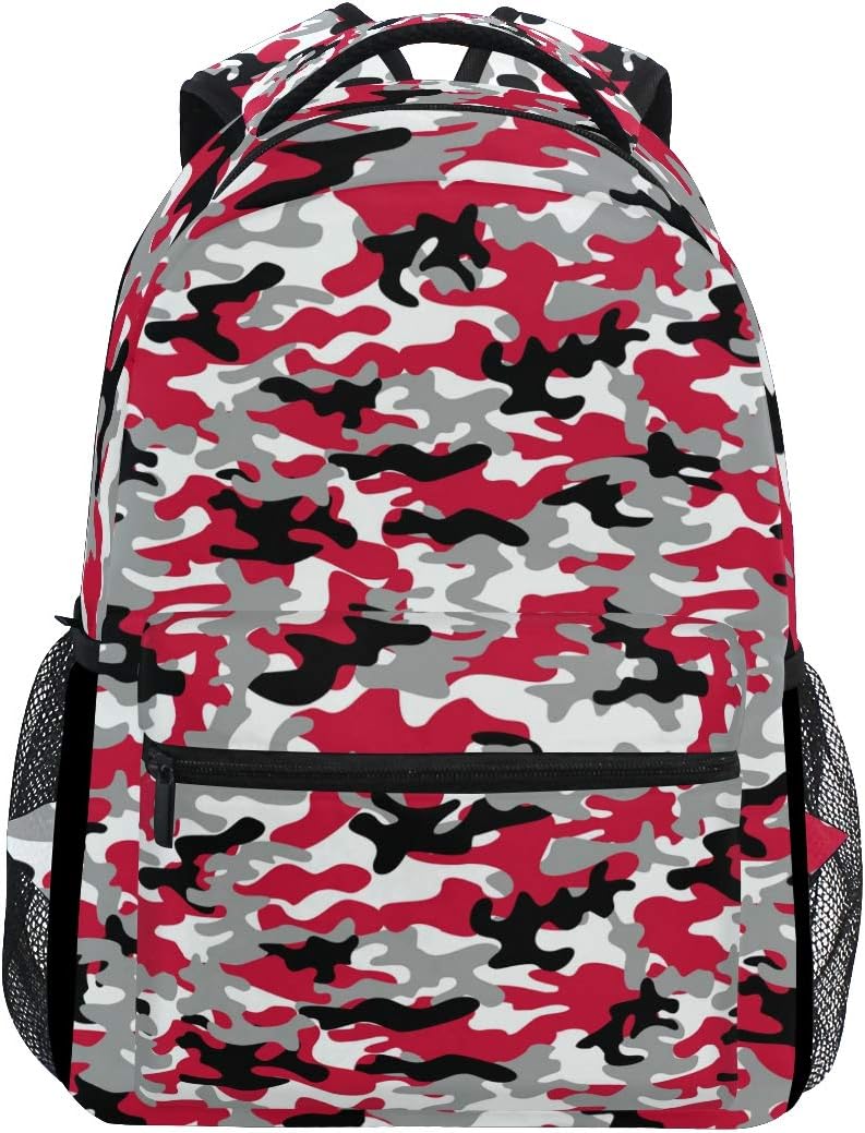 red camo backpack