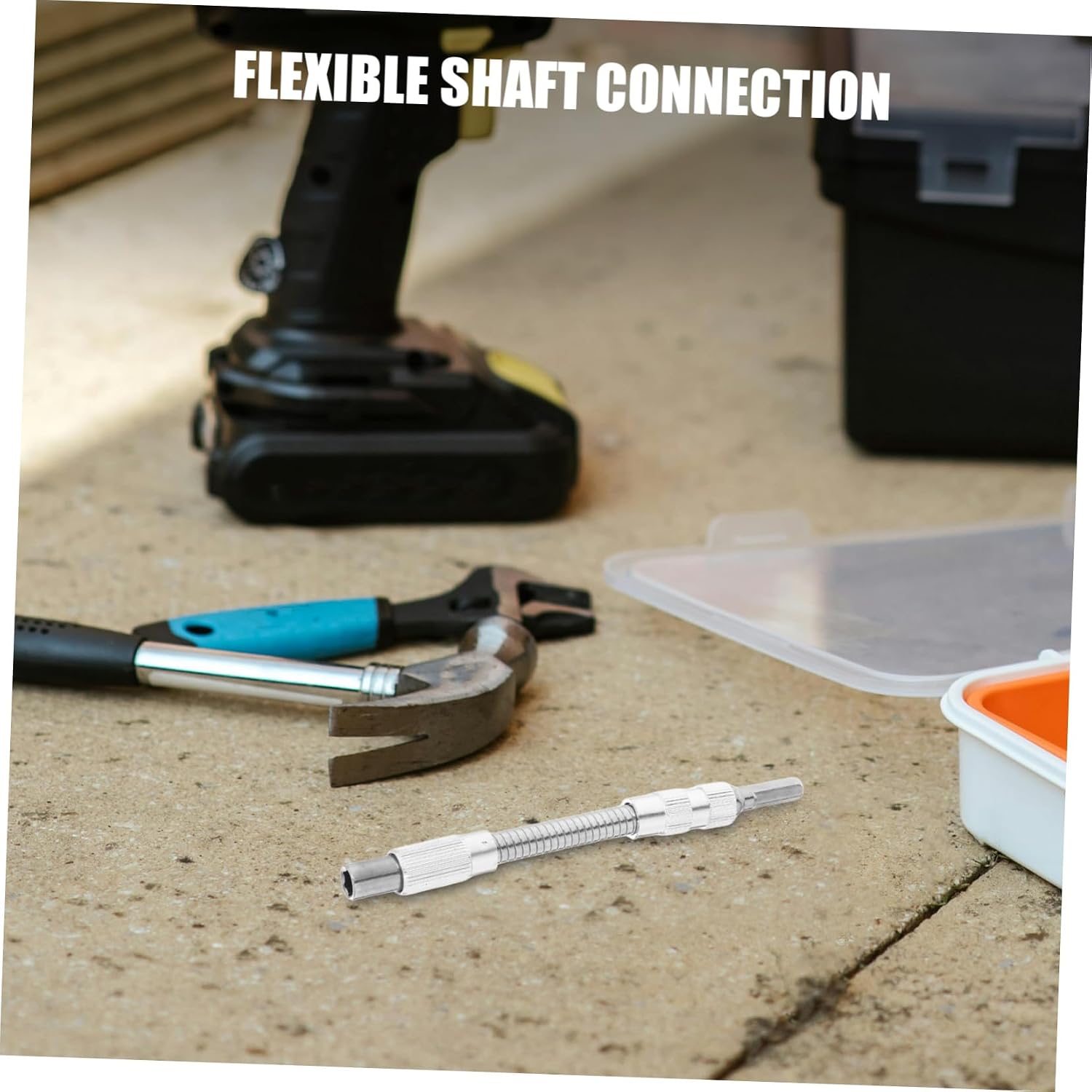 Universal Drill Extension Flexible Drill Bit Extension for Power Drills Steel Flexible Shaft Extension Drill Extension for Screwdriver Long Reach Drill Bit