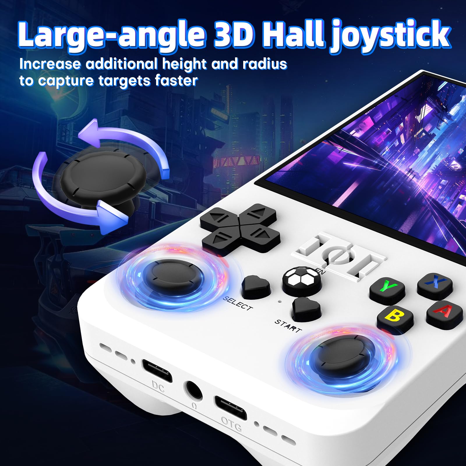 Amazon | R36Max レトロハンドヘルドゲームコンソール、ポータブルミニ