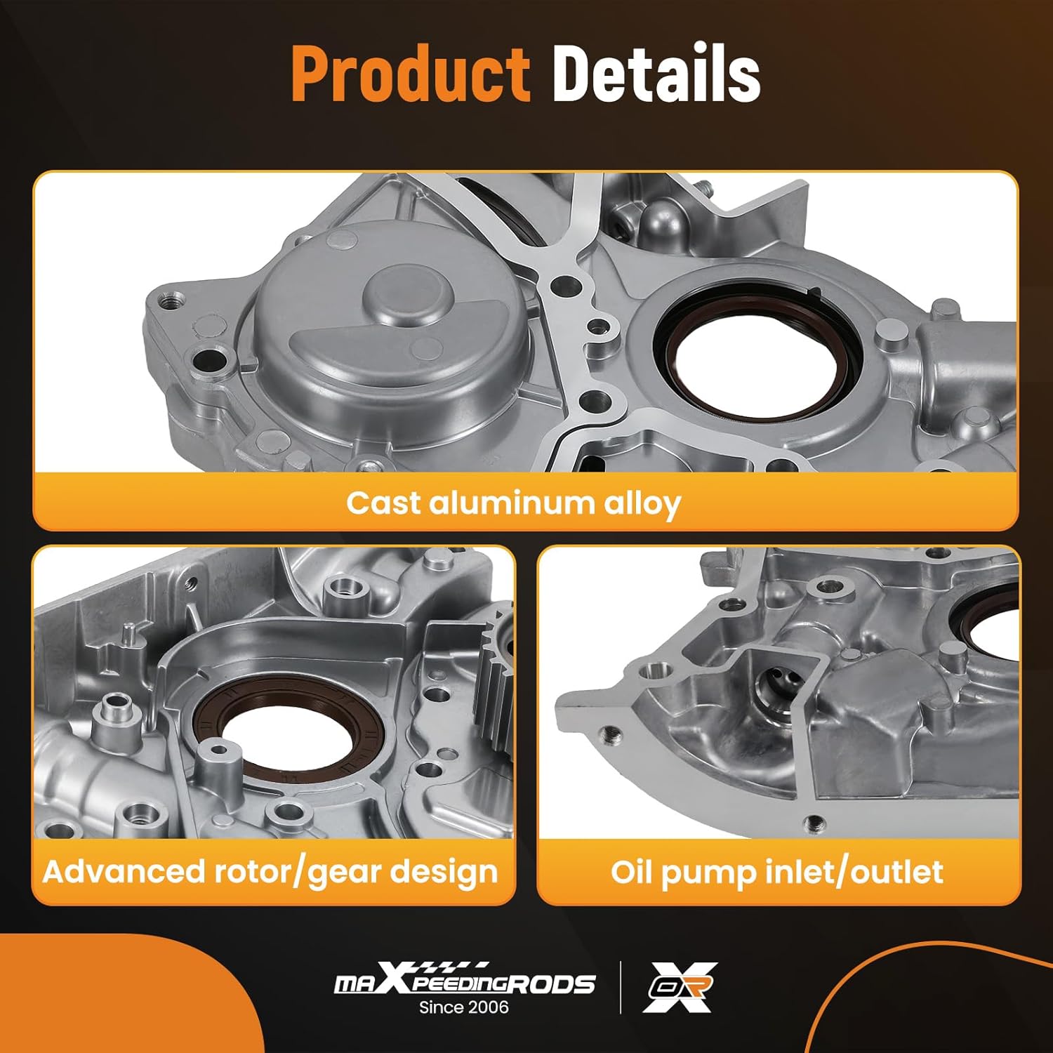 maXpeedingrods Engine Oil Pump M186 for Toyota Camry 2000-2001 CNG DOHC, for Camry 1992-2001 Petrol DOHC, for Solara 1999-2001 Petrol DOHCmp L4 2.2L # 15100-74030 15100-03030