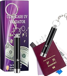 UVライト懐中電灯、UV懐中電灯,ポータブル探知機 ウッズランプ | LED ブラックライト ポータブル検出器 犬/猫の尿ペットの汚れ用の偽造防止検出器