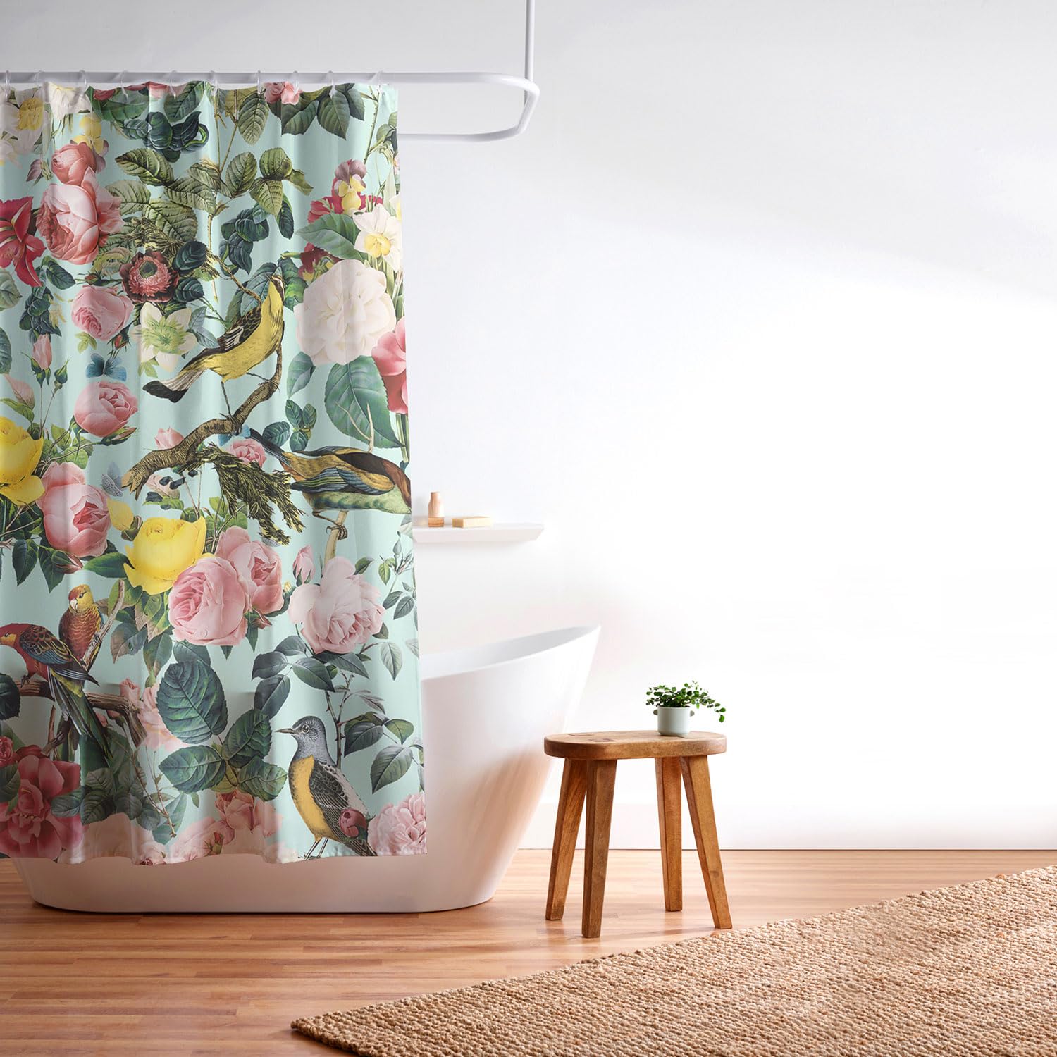 Society6 Cortina de Ducha, poliéster, Multicolor, 182,88 x 175,3 cm.