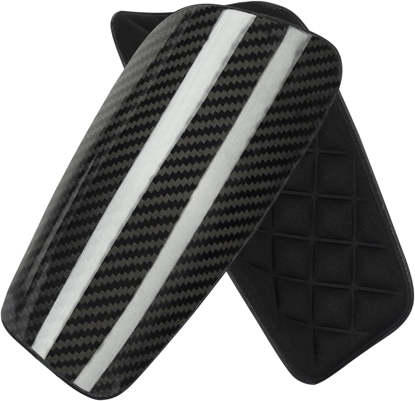 ARRIS Carbon Fiber Soccer Shin Guards, Super Strong, Ultra Light, Shock Resistance, Air Permeability, Suitable for Adult, Youth, Kid, Effective Protection