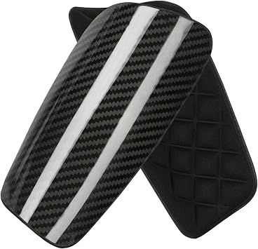 ARRIS Carbon Fiber Soccer Shin Guards, Super Strong, Ultra Light, Shock Resistance, Air Permeability, Suitable for Adult, Youth, Kid, Effective Protection