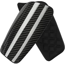 ARRIS Carbon Fiber Soccer Shin Guards, Super Strong, Ultra Light, Shock Resistance, Air Permeability, Suitable for Adult, Youth, Kid, Effective Protection