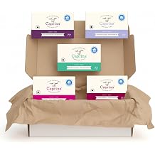 Caprina by Canus Goat Milk Soap Bar, VARIETY, 5 oz 141 g Bars, 5-Pack, Moisturizing Daily Cleanser for Face, Hands & Body, Fresh Canadian Goat Milk