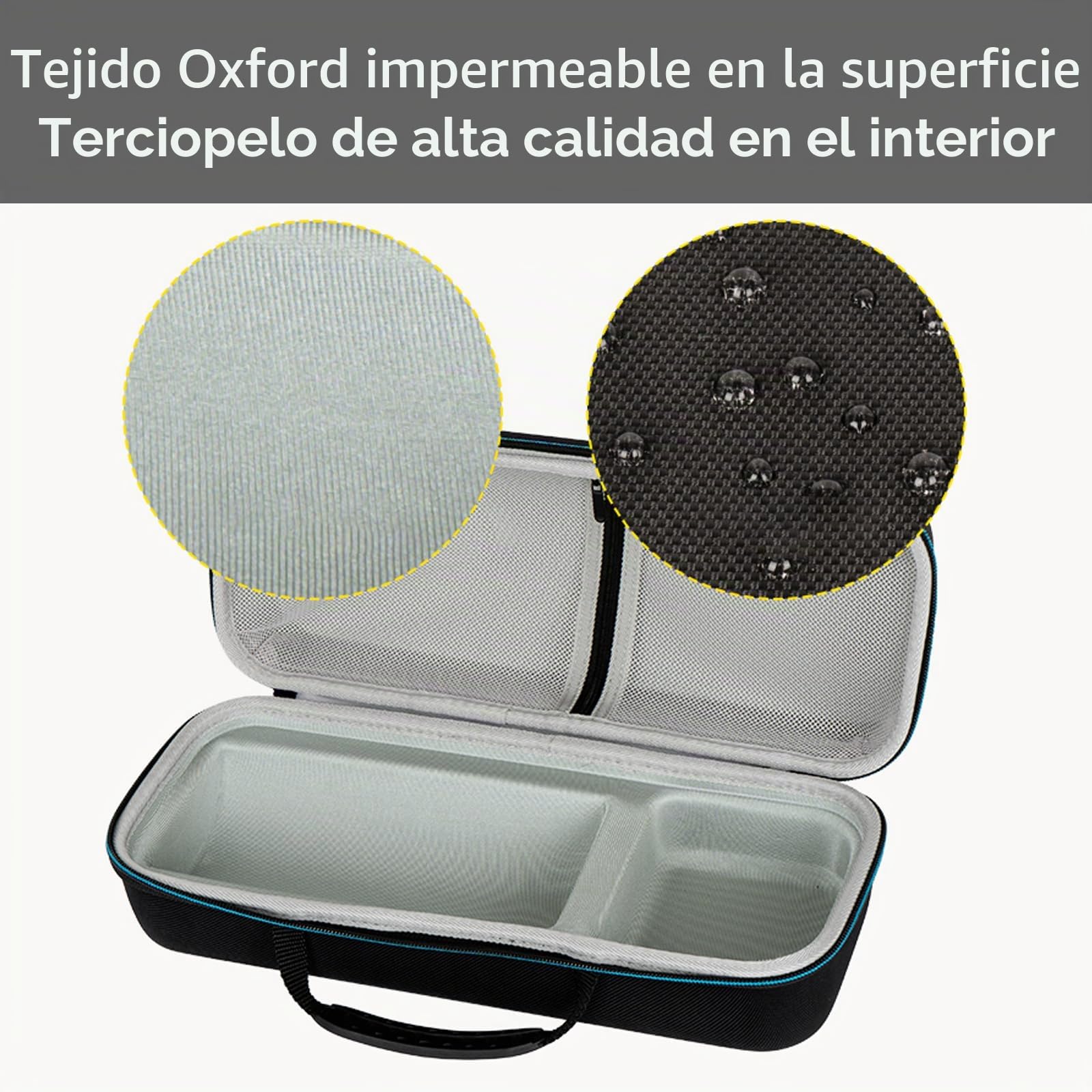 Funda de Transporte para XGIMI MoGo 3 Pro 1080P Mini proyector, Estuche de Viaje para MoGo 4 y Soporte Ajustable, Almacenamiento para el Mando a Distancia, Cargador y Otros Accesorios