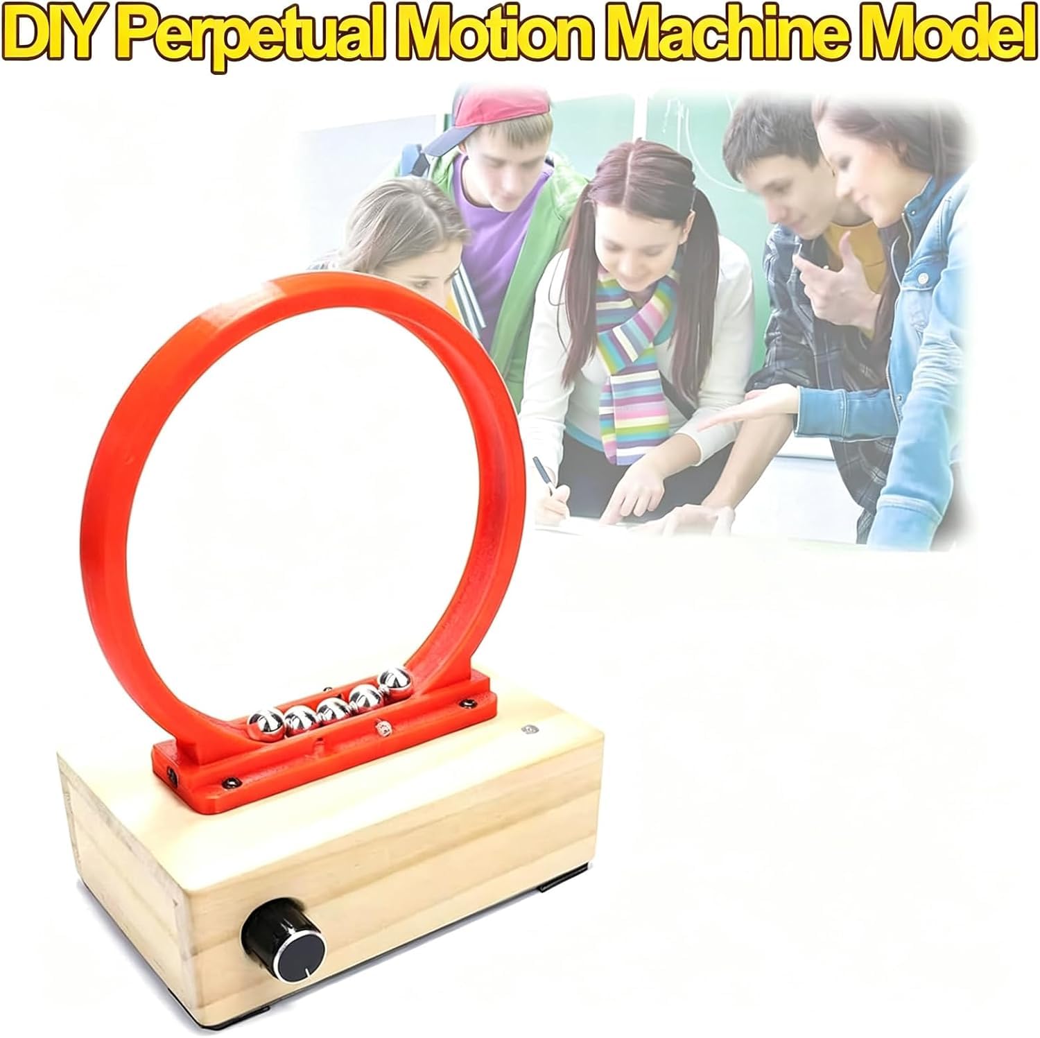 Modello Fai-da-te Di Macchina A Moto Perpetuo, Ciclotrone Elettromagnetico Per Esperimenti Scientifici Con Sfera Di Ferro, Risposta Rapida, Strumento Didattico Scientifico Per Laboratorio E Aula