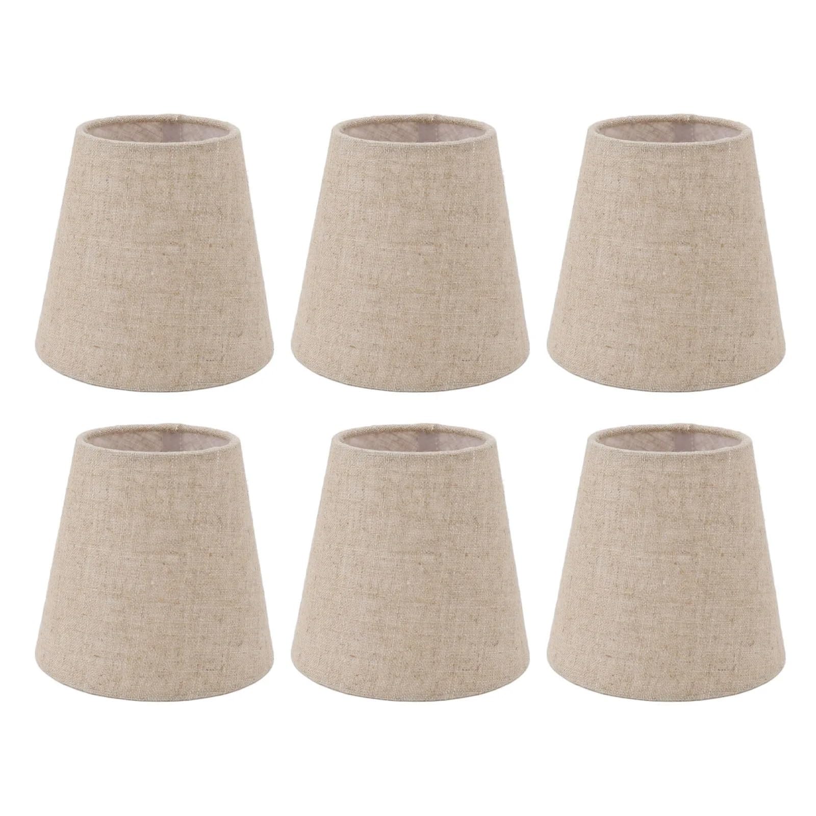 Rgoemhj One Color Lamp Shade Clip On Linen Fabric Lampshade For Lamp