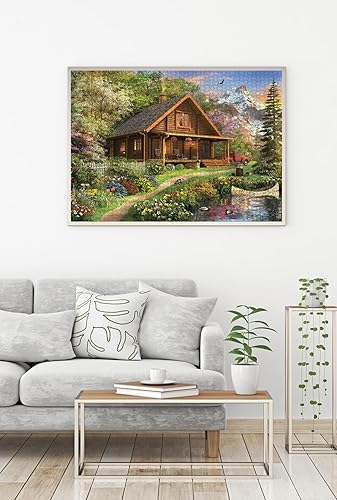 Miniatura 2 de Anatolian Puzzle - Casa de cabaña de troncos, rompecabezas de 1500 piezas, #4568