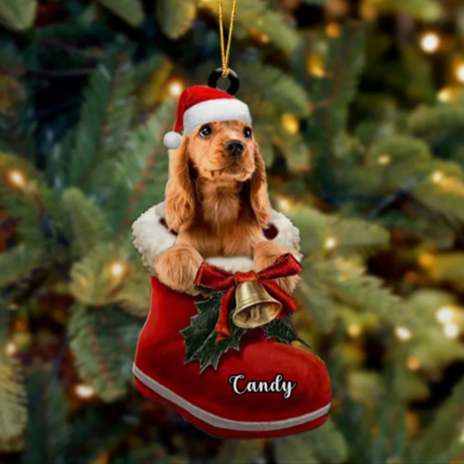 Luckluccy Custom Bull Terrier Acrylic Ornament,Bull Terrier Christmas Ornament 2025,Pet Decor,Pet Tree Decor,Christmas 2025(Style 10)