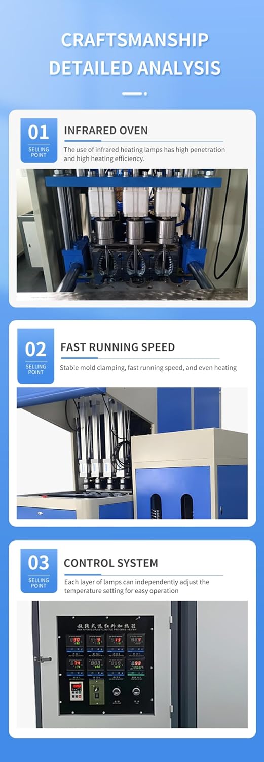 Energy-Efficient Bottle Blowing Machine Full Automatic Plastic Bottle Production Equipment High Output PET Bottles Maker with Stable Performance for Industrial Factory Use