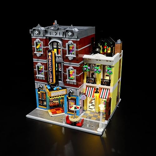 Miniatura 3 de BRIKSMAX Kit de iluminación LED para LEGO-10312 Jazz Club - Compatible con Lego Icons Building Blocks Model- No incluye juego Lego