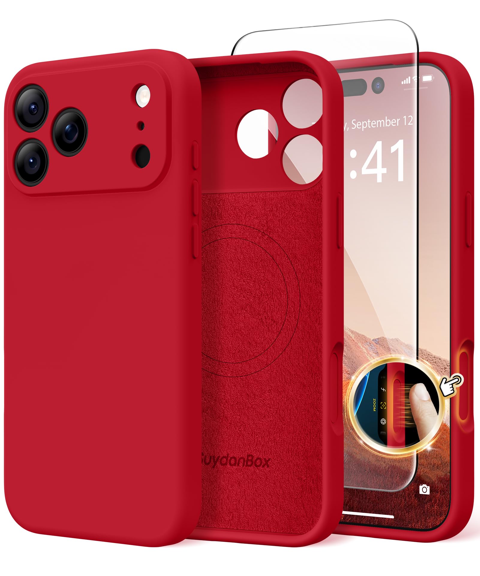 Magnetic for iPhone 18 Pro Max/iPhone 17 Pro Max Case Silicone