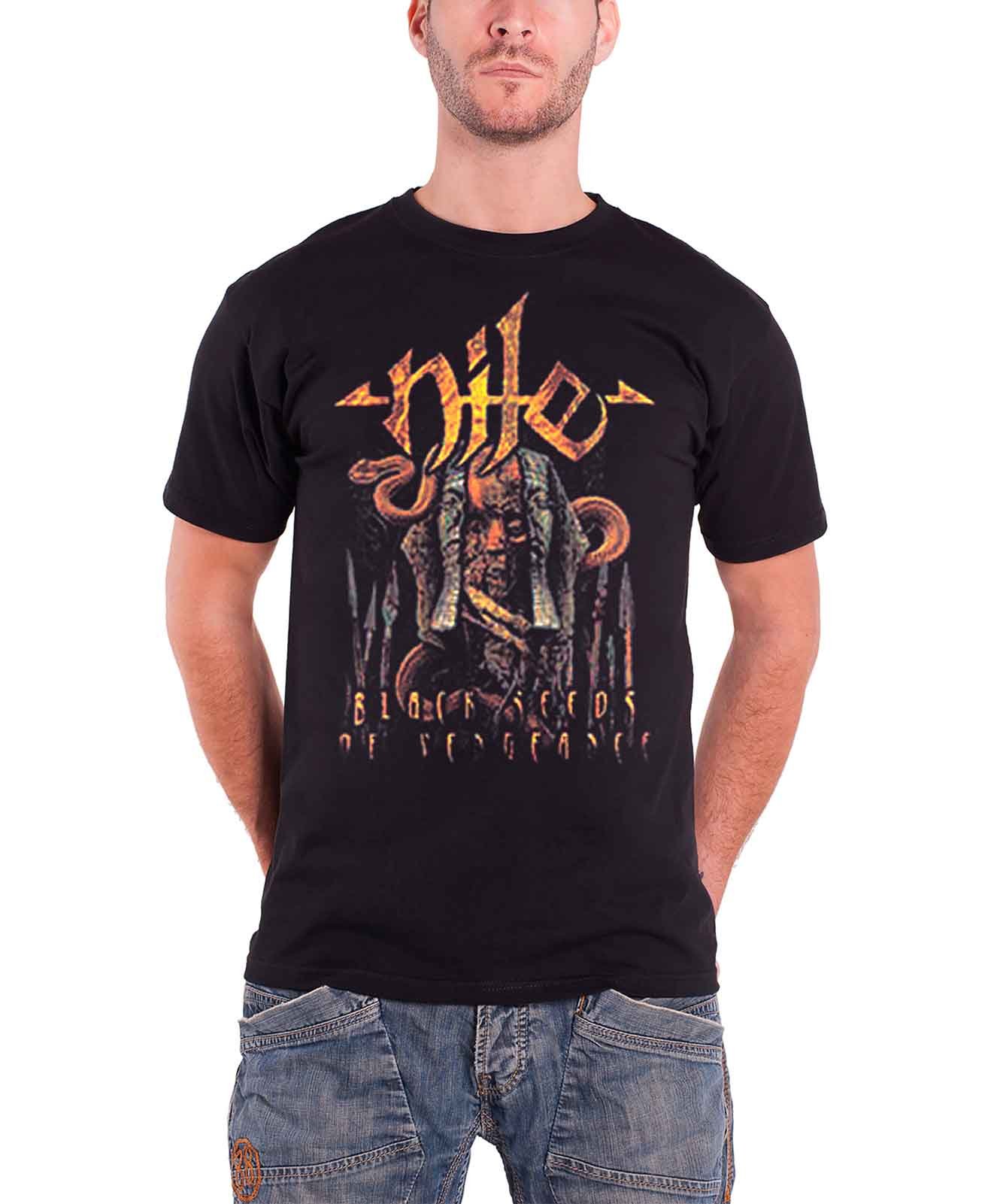 Nile Black ' Seeds' T-Shirt (Extra Large)
