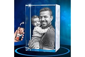 ArtPix 3D Crystal Photo: A Timeless Anniversary Keepsake for Men