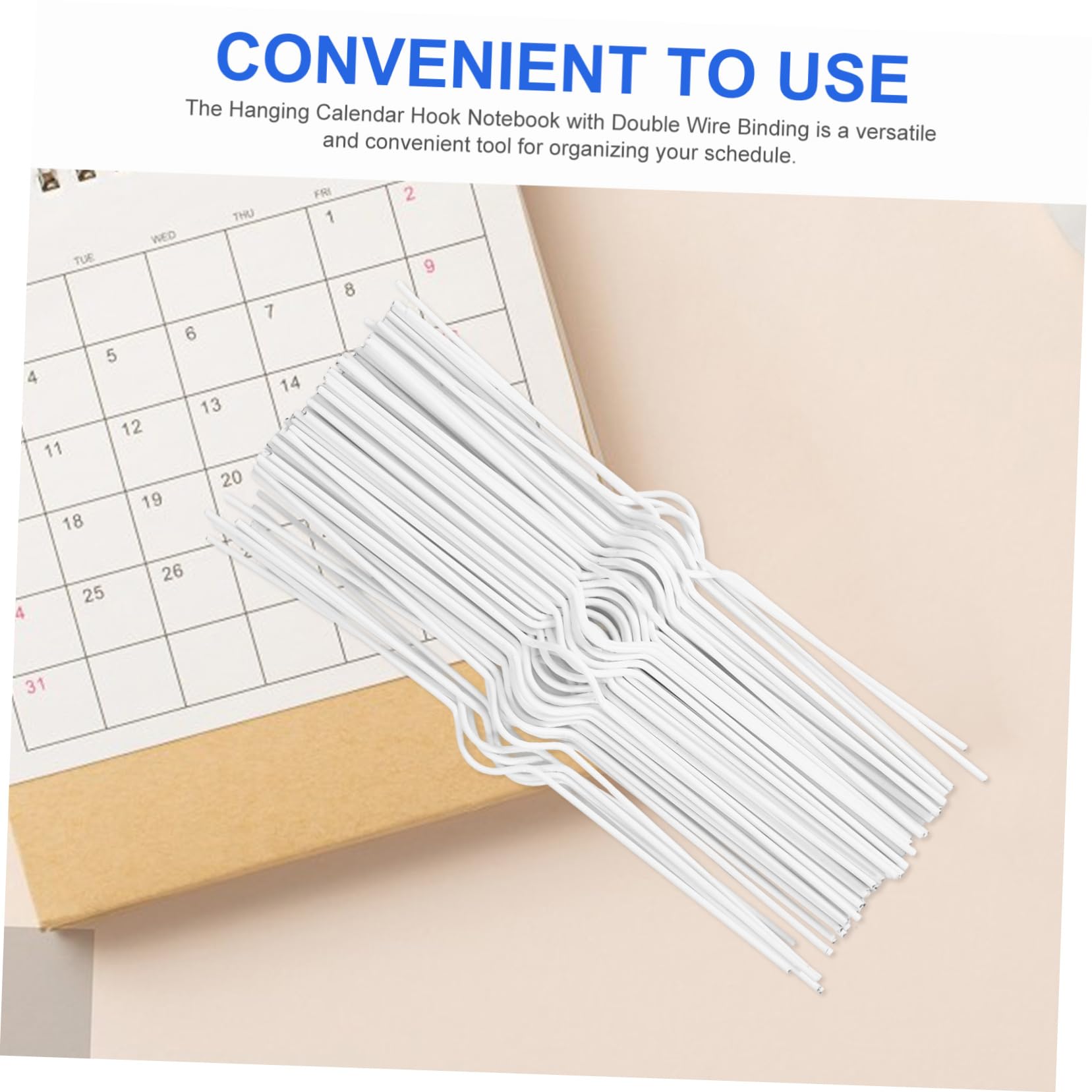 100 Stück Kalenderhaken Robuste Eisenhaken für Kalender Banner und Poster Vielseitige Anwendung für Büro und Zuhause Zuverlässige Befestigung