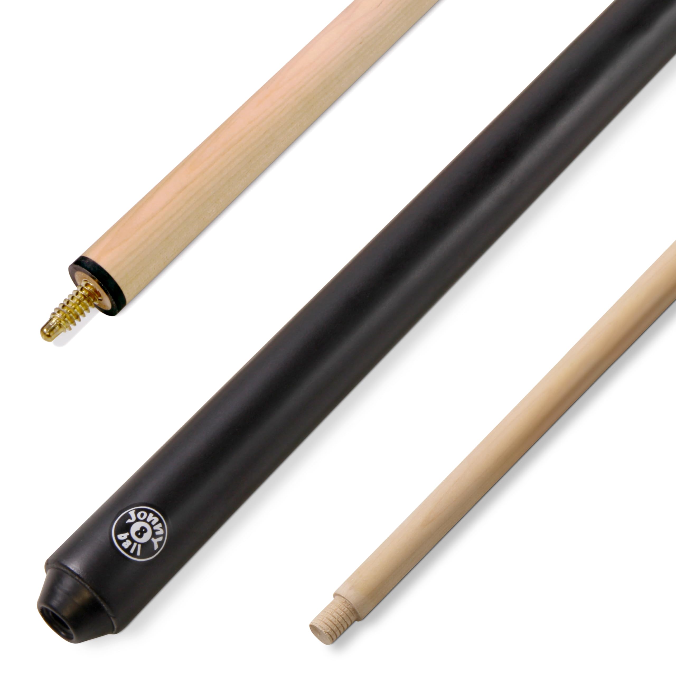 Funky Chalk Jonny 8 Ball 57 Inch Transportable Hardwood 2 Piece Snooker Pool CUE REST & BRIDGE REST HEAD (Rest Stick Only (No Head))
