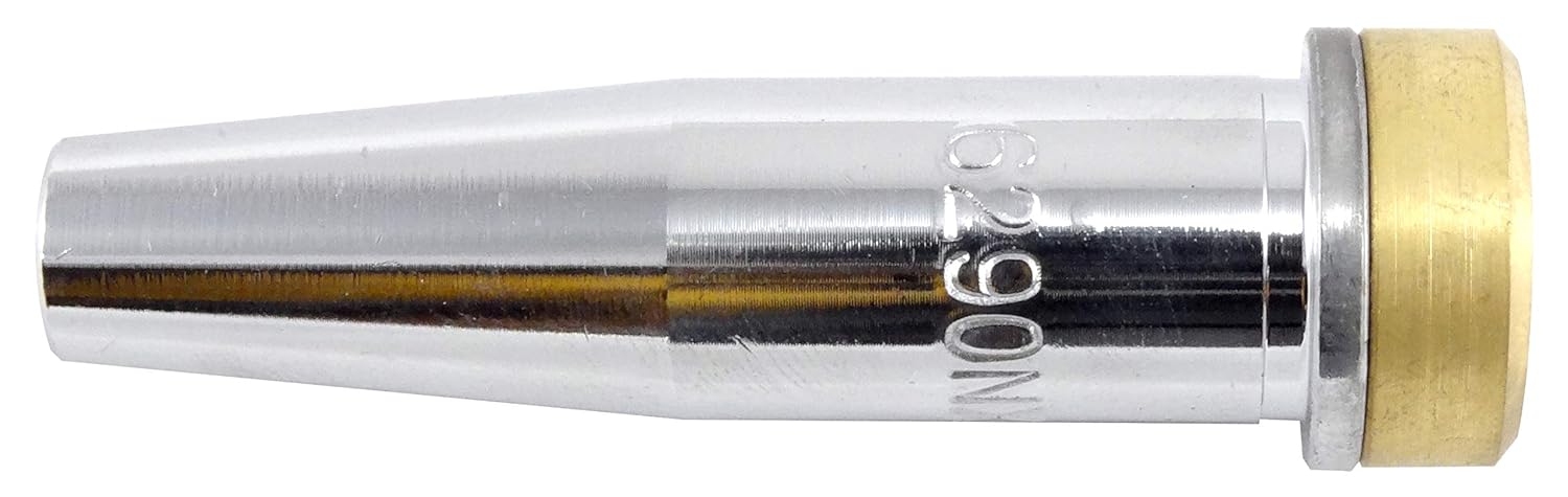 FlameTech 6290-00NX Heavy Duty Replacement Cutting Tip, Propane/Natural Gas, Chrome Plated, 3/8" Cutting Capacity, Size 00, Harris Compatible, Tested in The USA