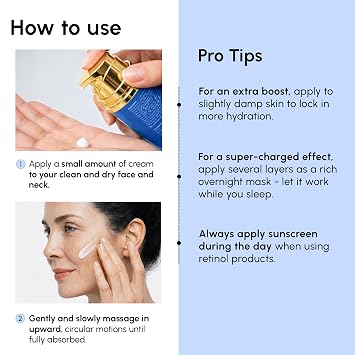 MAREE Face Moisturizer 24H Hydration Face Cream for Women with Collagen, Retinol & Hyaluronic Acid Day & Night Anti-Aging Facial Wrinkle DD Cream Moisturizer for Dry Skin Crema Para la Cara