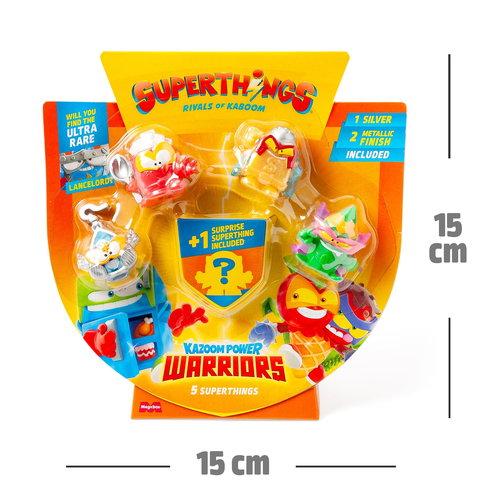 SUPERTHINGS KAZOOM Power Warriors – Pack de 5. Contiene 5 Superthings (Incluye 1 Figura Sorpresa y 1 capitán Plateado). Pack 1 de 6 — view 7