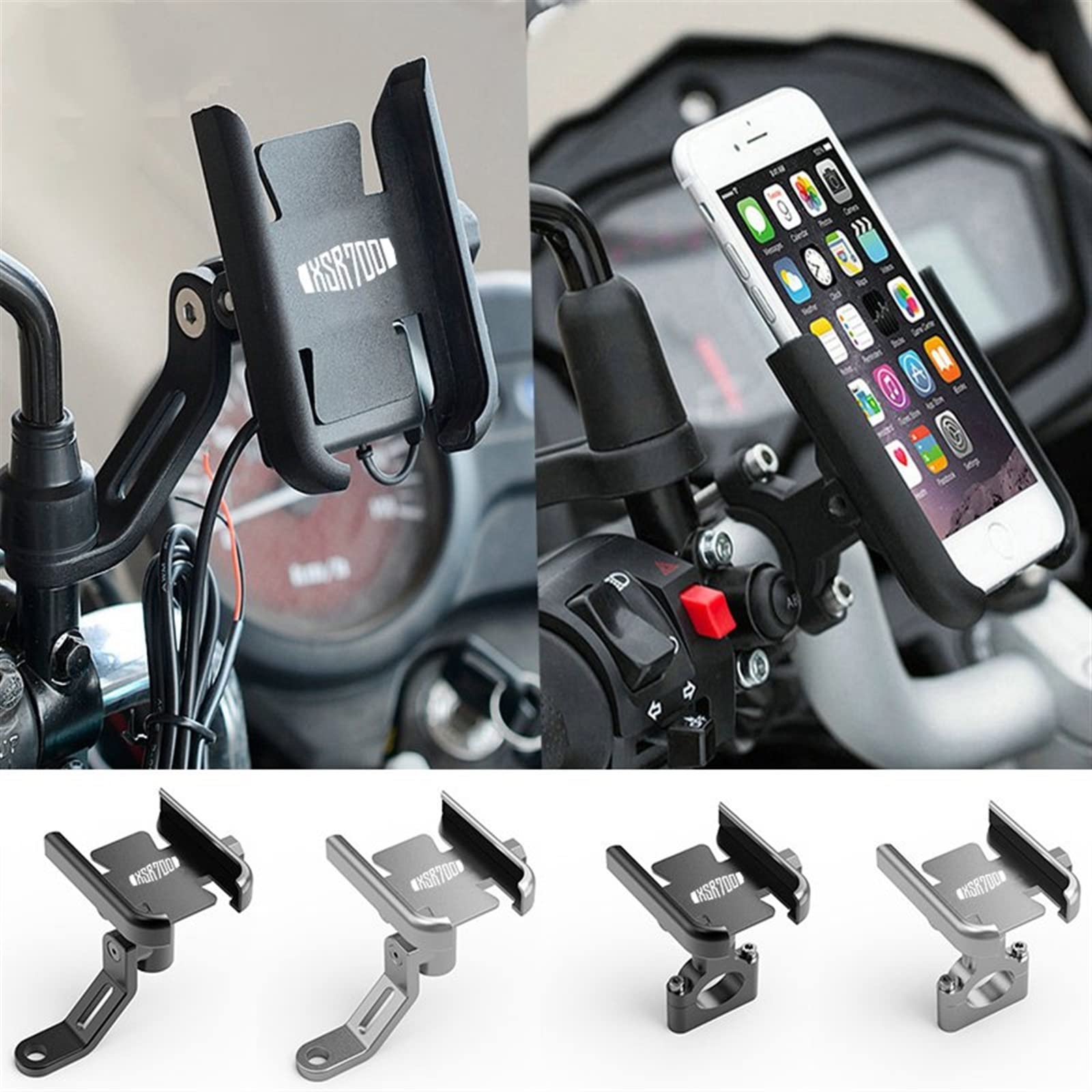 Porta cellulare compatibile con Yamaha MT-07 / Tracer 700 Tourtecs SH2 con Powerbank ✓ Compra ora