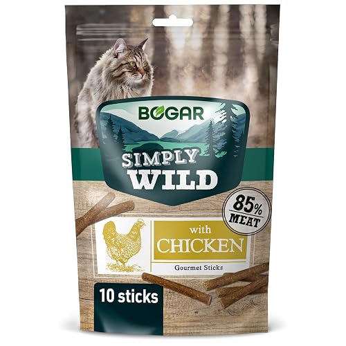 Bogar - Simply Wild - Chuches Gatos - Snack para con Sabor a Pollo
