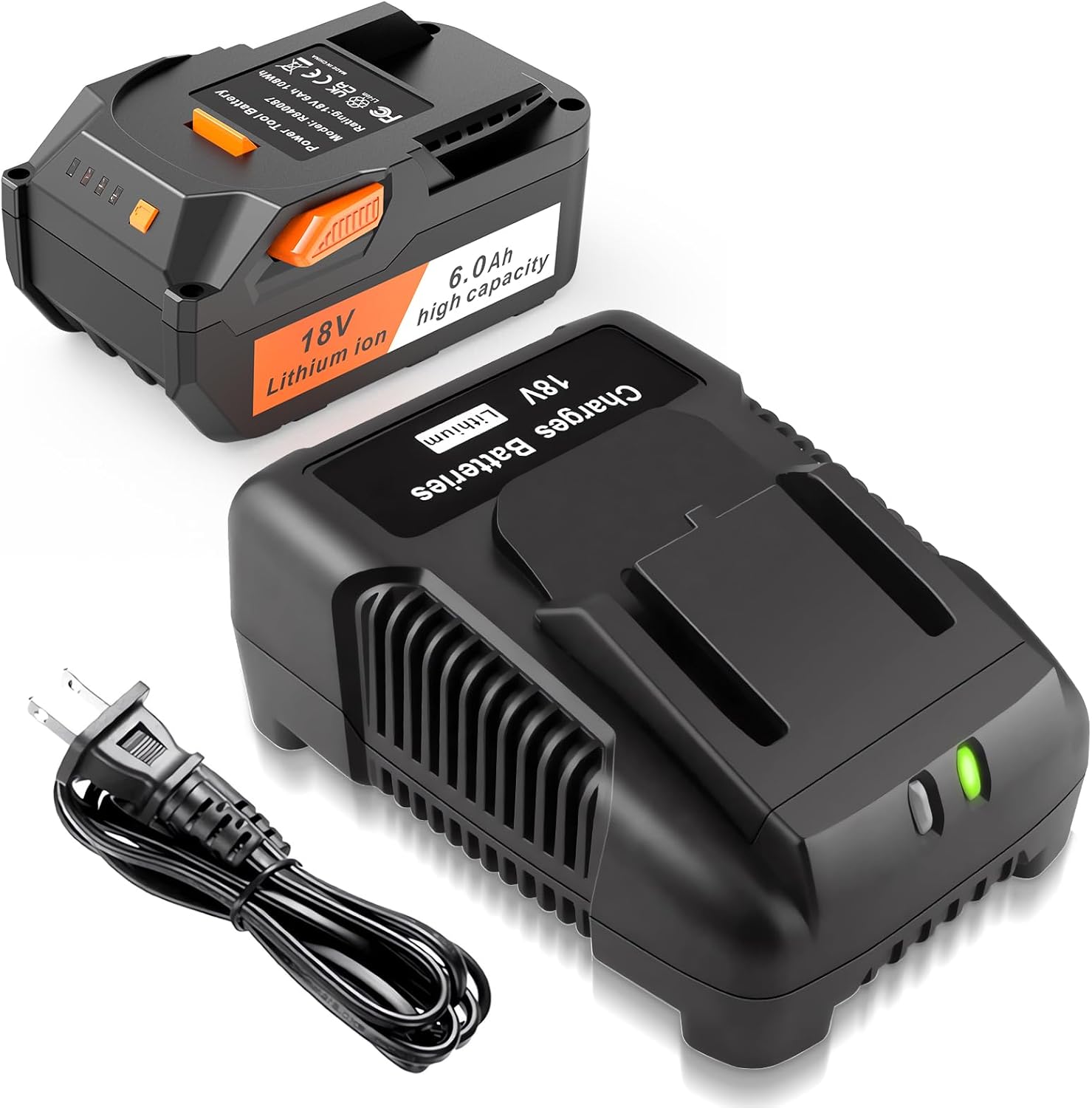 ARyee 18V 6000mAh Battery Replacement for RIDGID 18V Kenya Ubuy